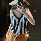 Korean Summer Sexy Spaghetti Strap Tank Top