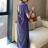 Korean Sexy Back Casual Dress