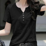 Korean Women's Blouse V-neck Tops