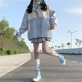 Korean Blue Spring Jacket