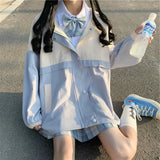 Korean Blue Spring Jacket