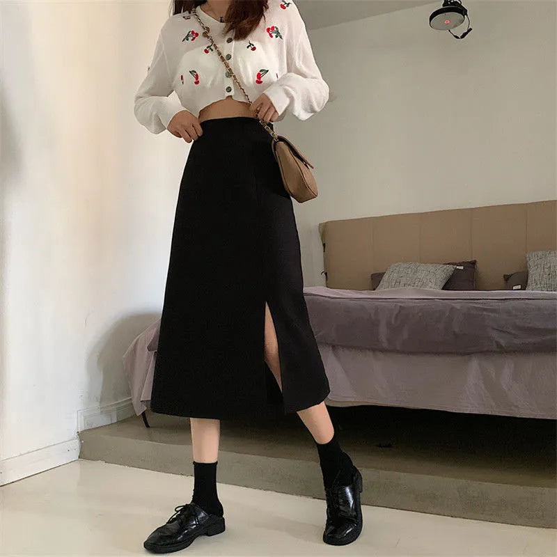 ★as''on★MOMO KANGKANG MIDI SKIRT/ BLACK★正規品/韓国送料込 MUSINSA | ASON MOMO KANGKANG MIDI SKIRT / BLACK
