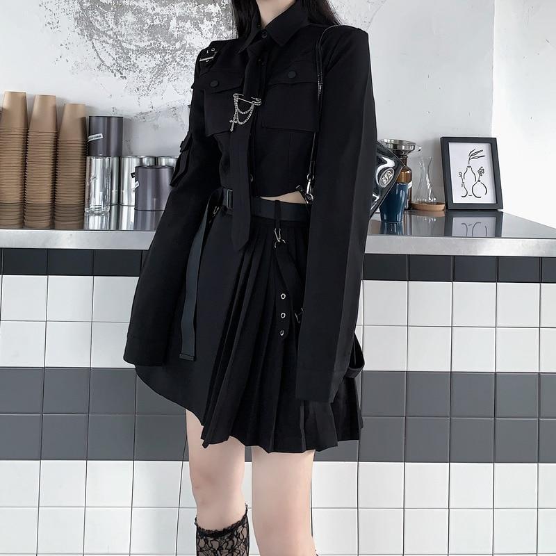 Winter Black Two Piece Dress Set Women Blazer Coat+Strap Dress Set Female  Casual Korean Fashion Slim Elegant Dress Suit 2022 New