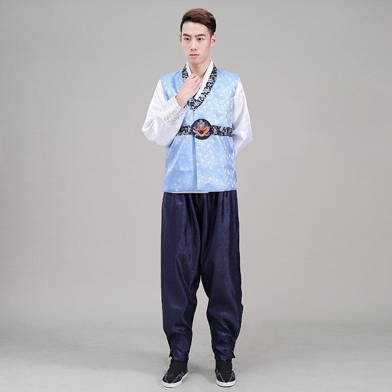 Hanbok Man Blue | Korean Style Shop