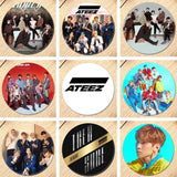 Korean Ateez Pin Badges