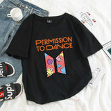 Permission to Dance Colorful T Shirt