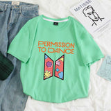 Permission to Dance Colorful T Shirt