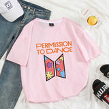 Permission to Dance Colorful T Shirt