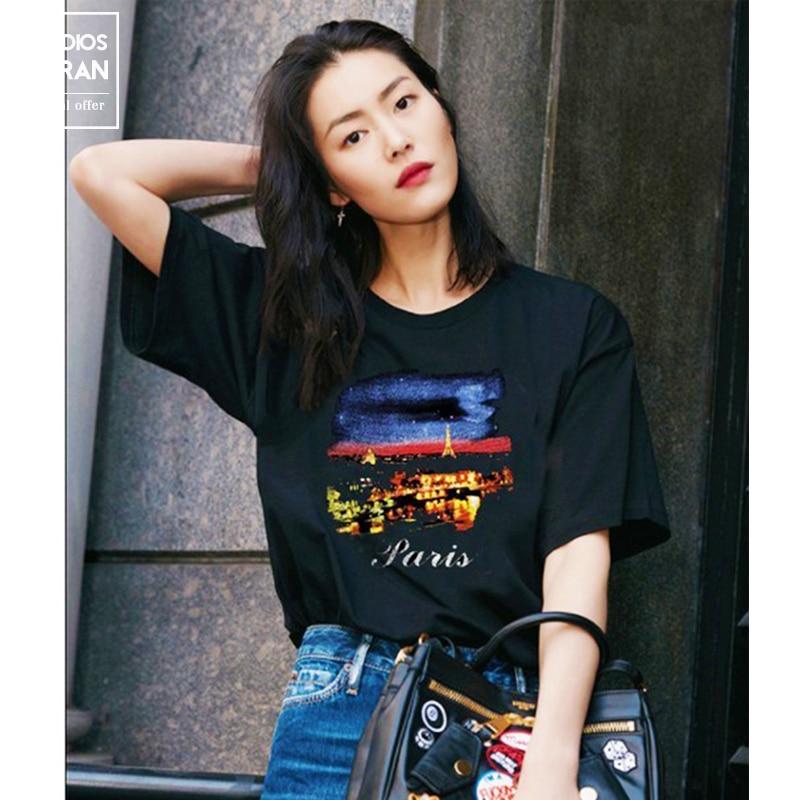 Korean Blackpink T Shirt Jennie Paris | Korean Style Shop