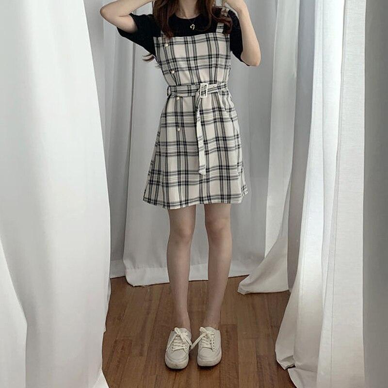Korean Dress Checkered Korean Dress Checkered