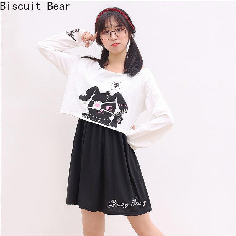 korean cute dress Kawaii Floral Chiffon Dress Kore Kawaii