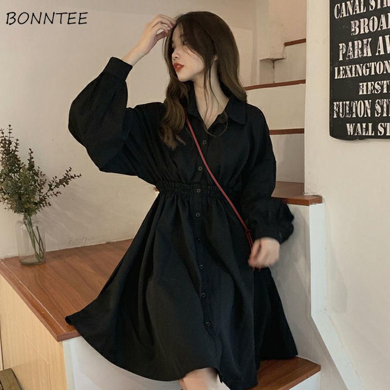 Shirt Dress Korean Style Girl Dress Korean Style T Shirt Dress Loose Cotton Summer Midi Shirt Dress Korean Style Girl Dress Korean Style T Shirt Dress Loose Cotton Summer Midi