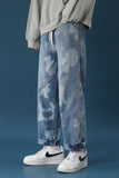 Korean Pant Jeans Retro Love