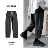 Korean Pants Comfort With Stripes