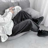 Korean Pants Comfort With Stripes