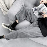 Korean Pants Comfort With Stripes