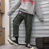Korean Pants Pink Cargo