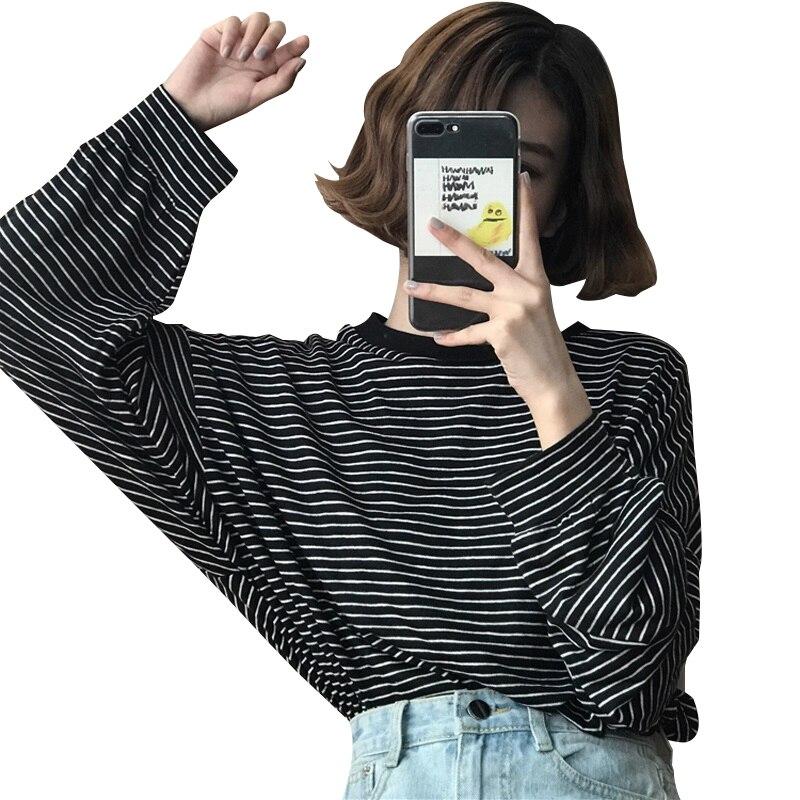 Korean T-shirt Thin stripe | Korean Style Shop