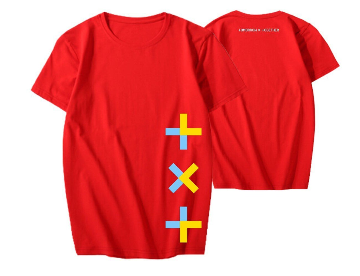 TXT TOGETHER 韓国 聖水ポップアップ Tシャツ TXT 聖水 ポップアップ クロップTシャツ POPUP - メルカリ