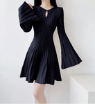 Korean Long Sleeve Knitted Dress