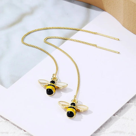 Bee Hanging Earrings