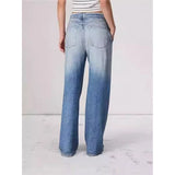 Korean-style Wide-leg Women’s Jeans