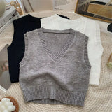 V-Neck Knitted Sweater