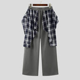 Two-piece Plaid Pants