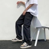 Korean-Style Loose Cargo Pants – Comfort and Urban Style