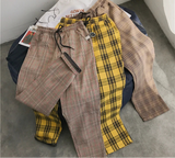 Plaid Lightweight Joggers – Korean Twist
