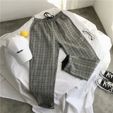 Plaid Lightweight Joggers – Korean Twist