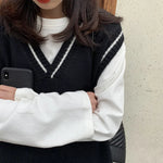 Korean Knitted Sweater Vest