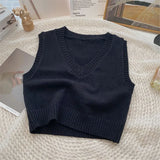 V-Neck Knitted Sweater