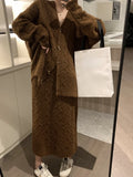 Korean Knitted Two-Piece Set – Cozy Cardigan & Skirt