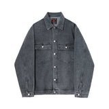 Turn-Down Collar Jacket