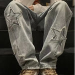 Straight Flared Denim Pants – Effortless Casual Chic
