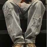 Straight Flared Denim Pants – Effortless Casual Chic