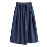 High-Waisted Denim Skirt – Casual with Korean Flair