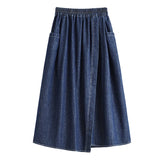 High-Waisted Denim Skirt – Casual with Korean Flair