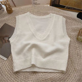 V-Neck Knitted Sweater