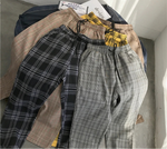 Plaid Lightweight Joggers – Korean Twist