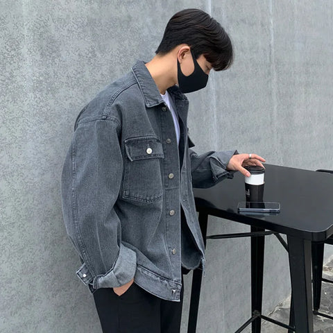 Turn-Down Collar Jacket