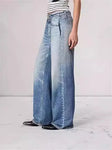 Korean-style Wide-leg Women’s Jeans