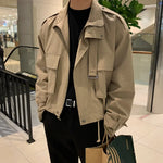 Two-piece Lapel Cargo Jacket