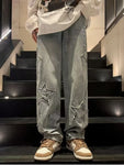 Straight Flared Denim Pants – Effortless Casual Chic