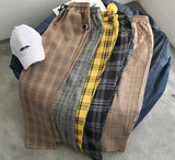 Plaid Lightweight Joggers – Korean Twist
