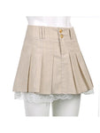 Korean Student Skirt Outfit