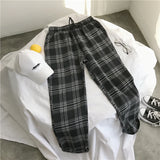 Plaid Lightweight Joggers – Korean Twist
