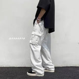 Korean-Style Loose Cargo Pants – Comfort and Urban Style