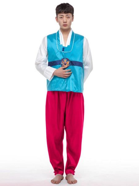 Hanbok Shirt Traditional Korean Dress Men Modern Traditional